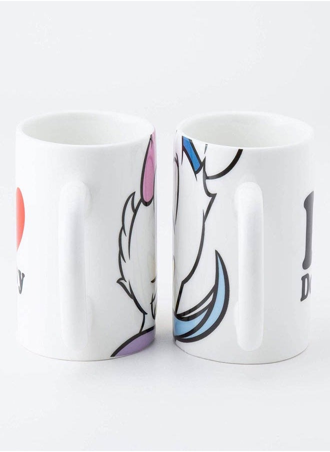 Donald Duck And Dizzy Duck  2-piece mug set