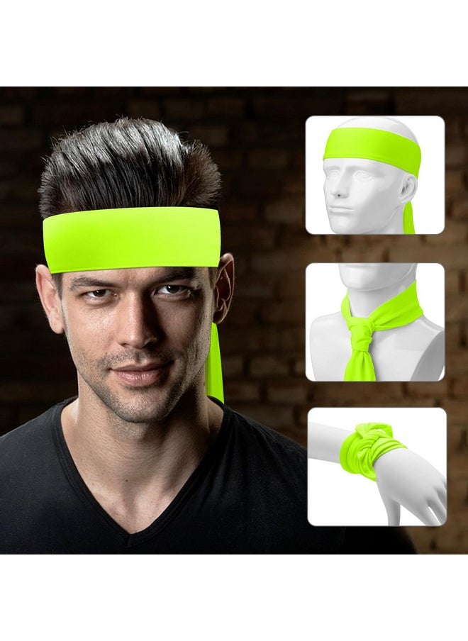 OnUpgo - Head Ties Headband For Men Women, Adjustable Sports Sweatband Ninja Headband Karate Tie Back, Sweat Wicking Workout Head Band For Sports, Running, Tennis, Yoga, Soccer - Image 1