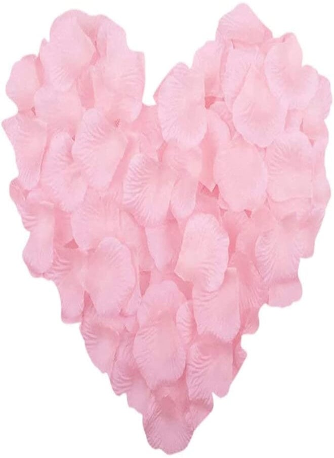 SHATCHI SHATCHI Blue/Red/White/Purple Silk Rose Petals Mother’s Day Wedding Confetti Anniversary Table Decorations Christening Flowers Scatter, (100pcs-5000pcs), Light Pink, 1000pcs 