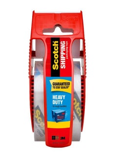 Scotch  Scotch Heavy Duty Shipping Packaging Tape with Dispenser , Pack Of 2 
