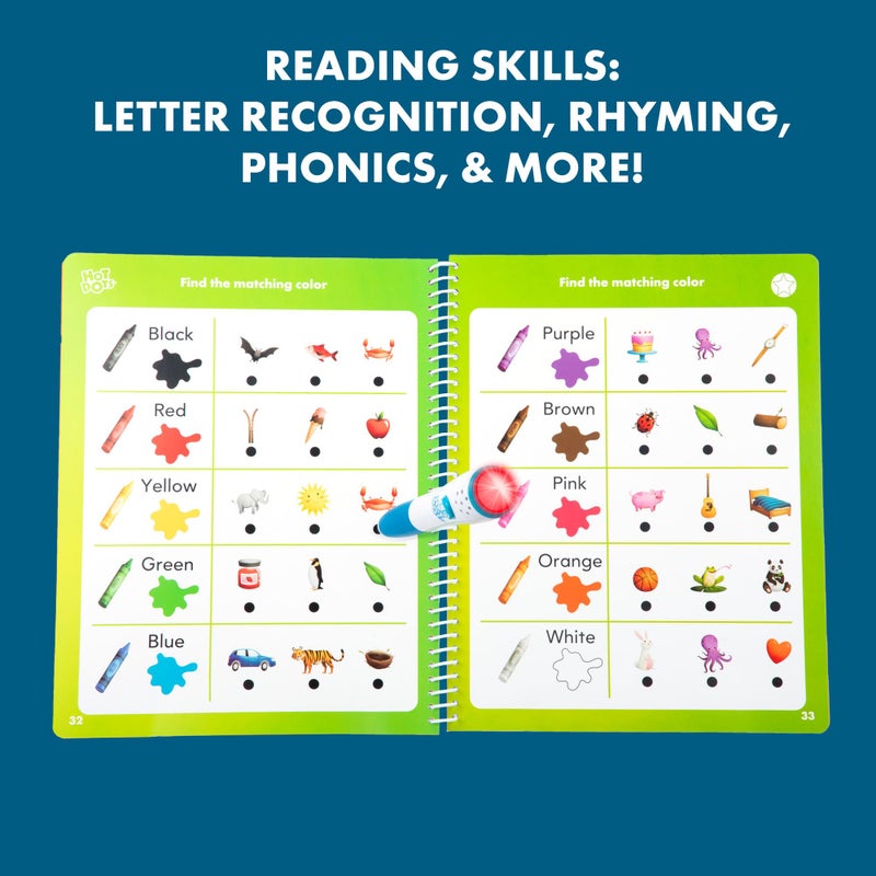 Educational Insights Hot Dots Let's Learn Pre-K Reading - Learn to Read Preschool Workbook with Interactive Pen, Kids Travel Activity, Ages 3+ - Image 5
