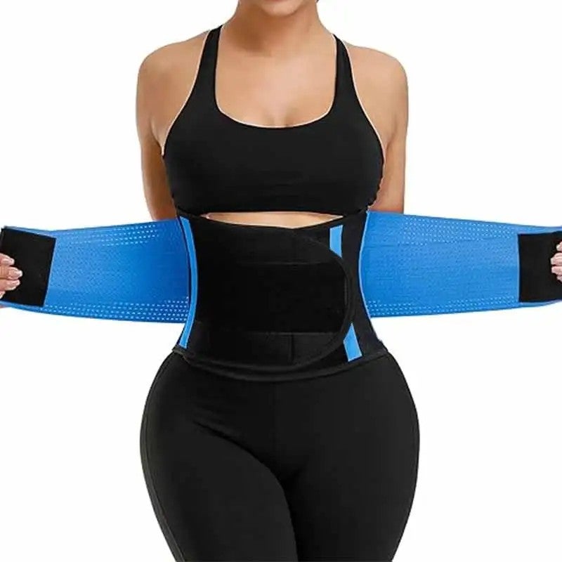 Bluejw NANBIN Neoprene Waist Trimmer - Adjustable Lumbar Support Belt for Lower Back Pain Relief & Shaping - Image 2