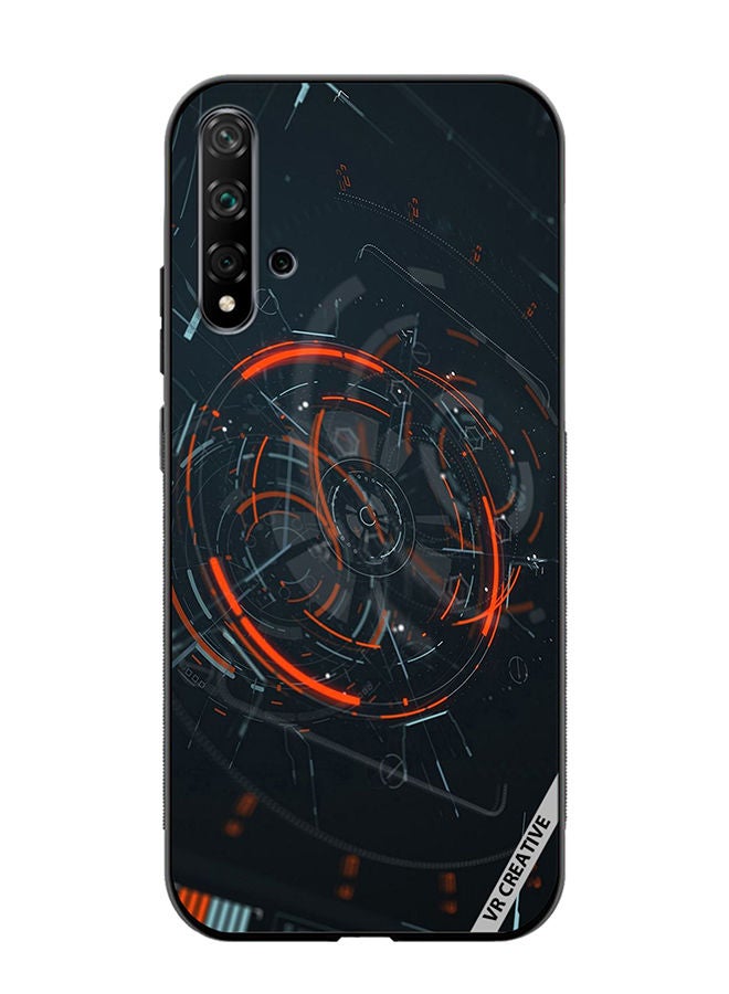 VR CREATIVE Protective Case Cover For Huawei Nova 5T Tech Design Multicolour - Image 1