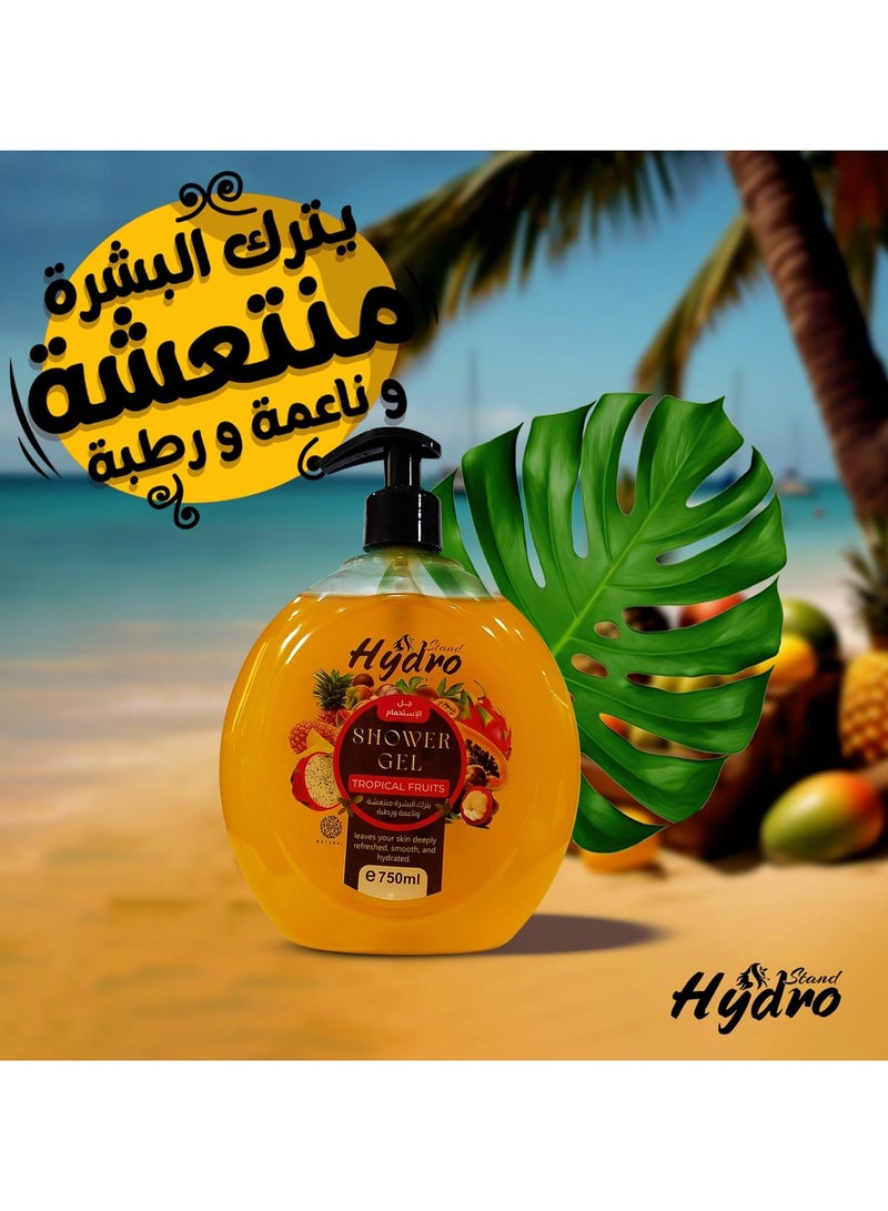 Hydro Stand Shower Gel Tropical Fruits 750ml  - Image 2