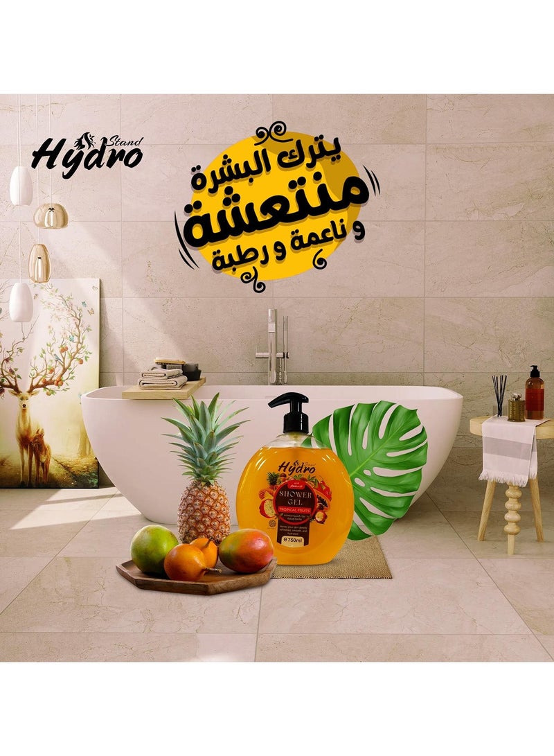 Hydro Stand Shower Gel Tropical Fruits 750ml  - Image 3