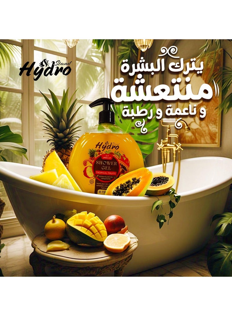 Hydro Stand Shower Gel Tropical Fruits 750ml  - Image 4