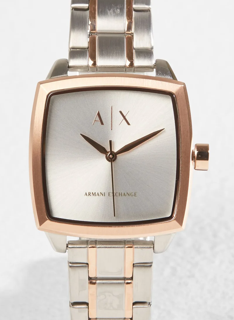 Armani Exchange Square Two Tone Watch