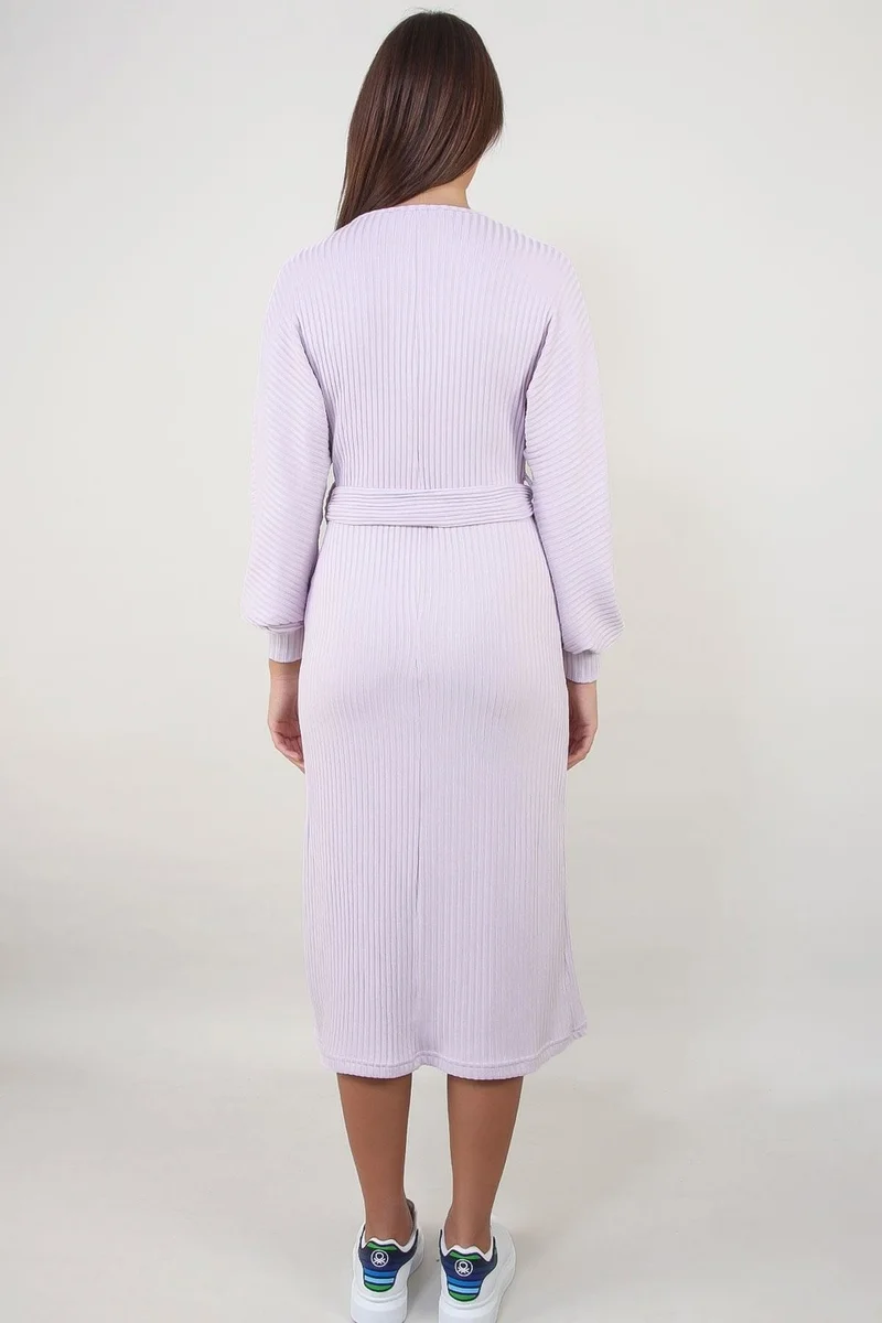 الكسندر جاردي Belted Double-Breasted Dress (B21-1677)