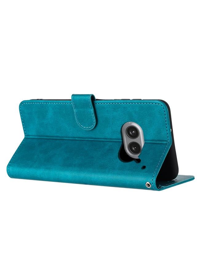 S-TOP Case For Nothing Phone 2a / 2a Plus Solid Calf Texture Flip Leather Phone Case - Image 4