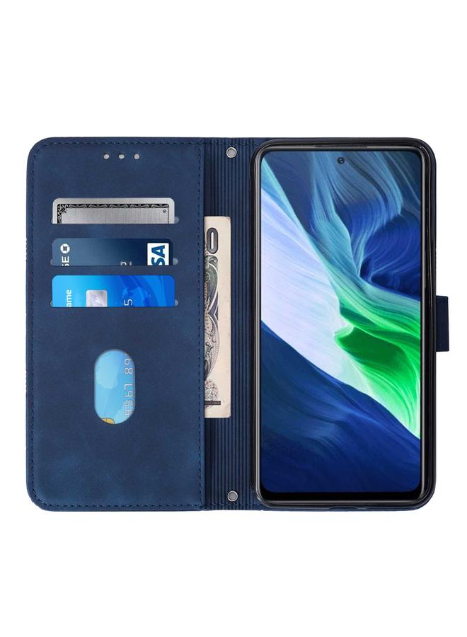 Zaboon Case For Infinix Note 10 Pro Crossbody 3D Embossed Flip Leather Phone Case - Image 3