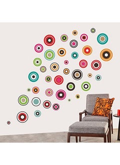 Decals Design Decals Design 'Polka Motifs' Wall Sticker (PVC Vinyl, 60 cm x 90 cm, Multicolor)  - Image 1