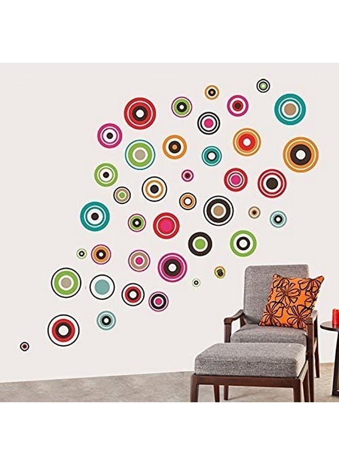 Decals Design Decals Design 'Polka Motifs' Wall Sticker (PVC Vinyl, 60 cm x 90 cm, Multicolor)  - Image 5
