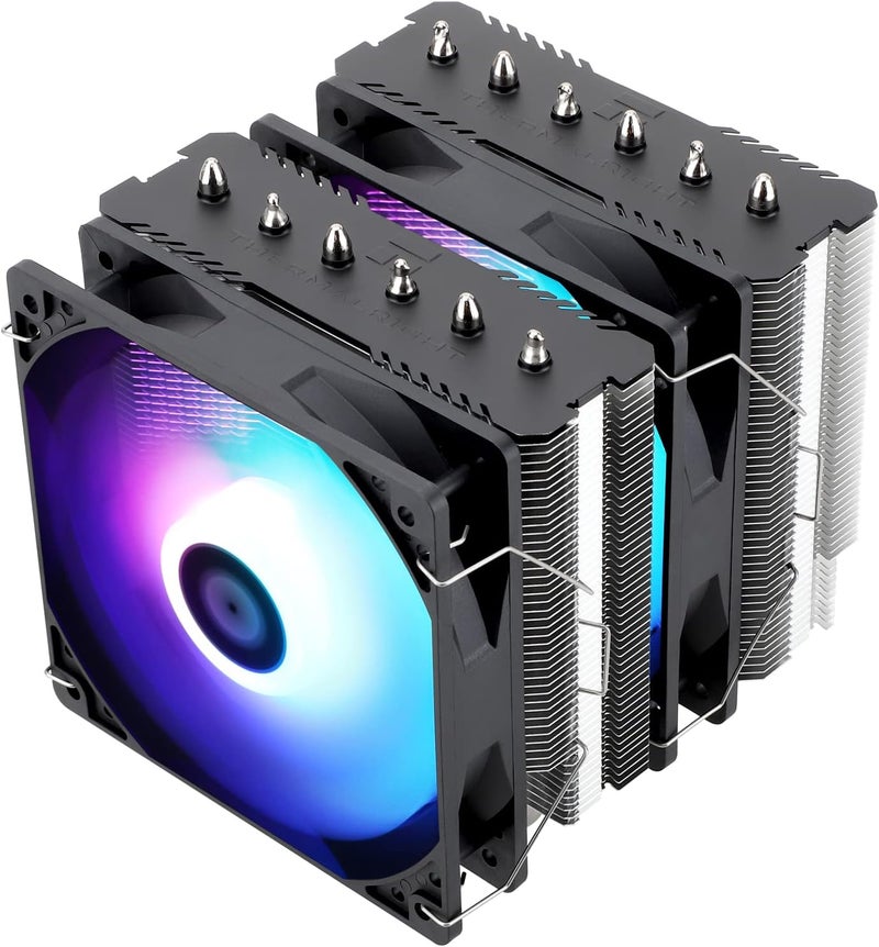 Thermalright Peerless Assassin 120 SE ARGB CPU Air Cooler, 6 Heat Pipes CPU Cooler, Dual 120mm TL-C12C-S PWM Fan, Aluminium Heatsink Cover, AGHP Technology, for AMD AM4 AM5/Intel 1700/1150/1151/1200 - Image 1