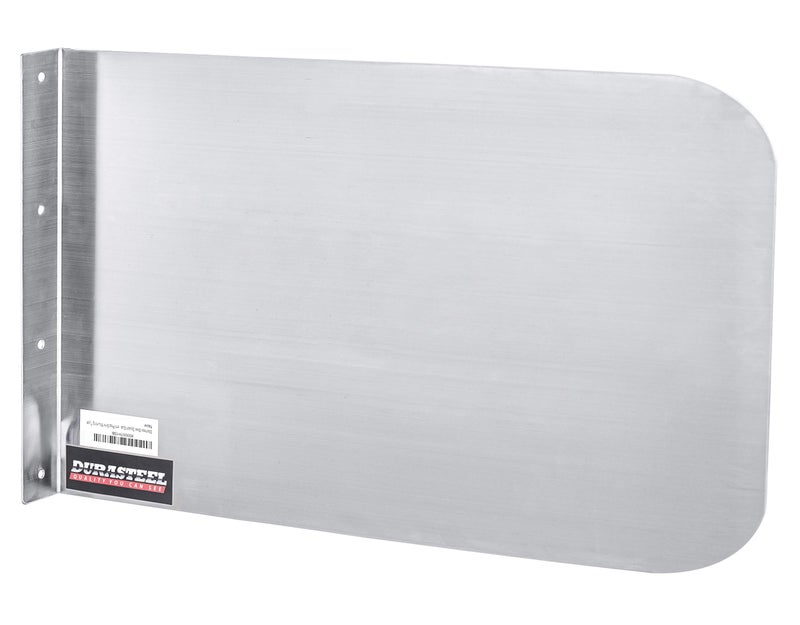 DuraSteel DuraSteel Stainless Steel Sink Splash Guard  26 x 12 Wall Mount Commercial Kitchen Shield  Kitchen Safety  Hygiene Cooking Splatter Screen  Ideal for Hand Sinks Prep Sink Utility Sink 