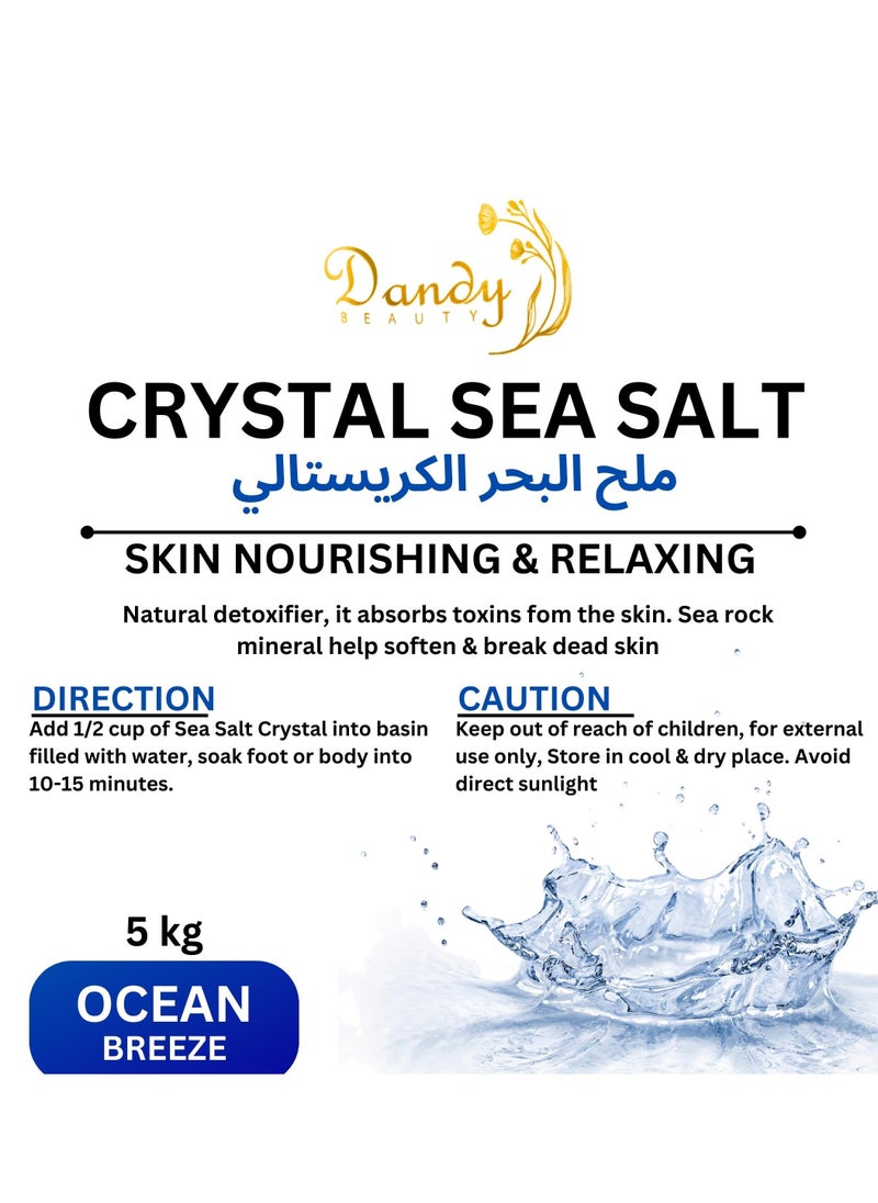 Dandy Crystal Salt for Skin Nourishment and Relaxation 5kg (Ocean Breeze)
