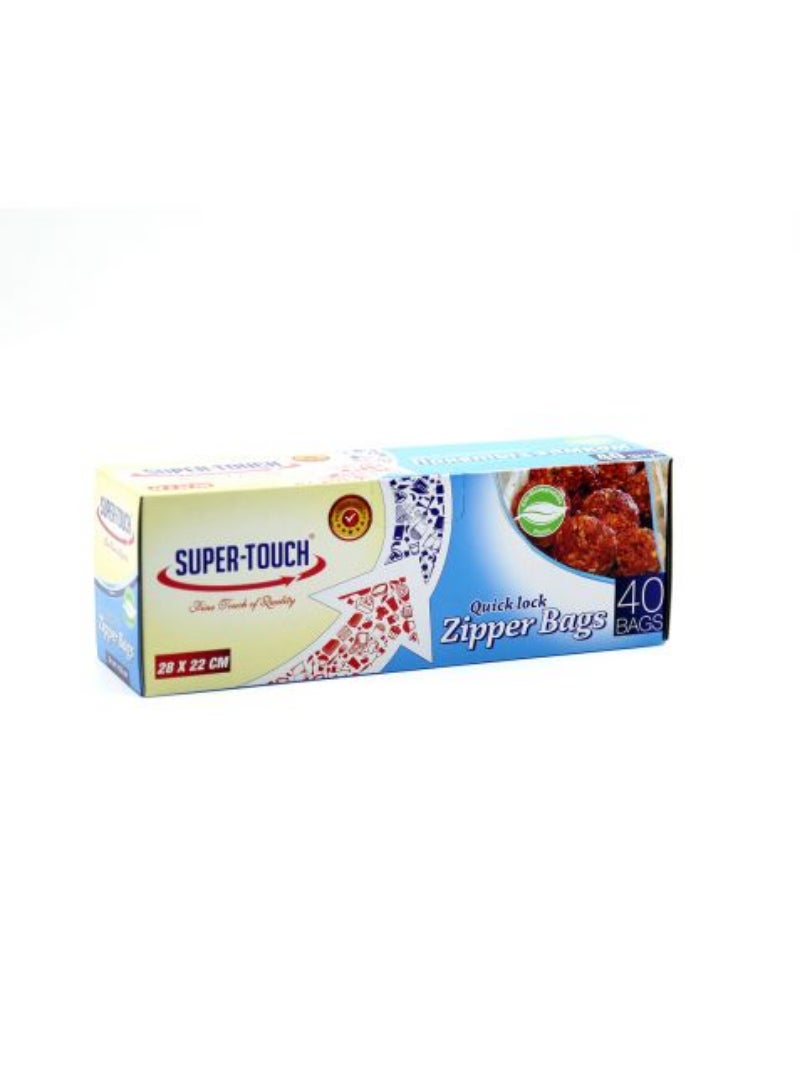 Super Touch Oxo Bio- Zipper Bags 28 X 22 Cm