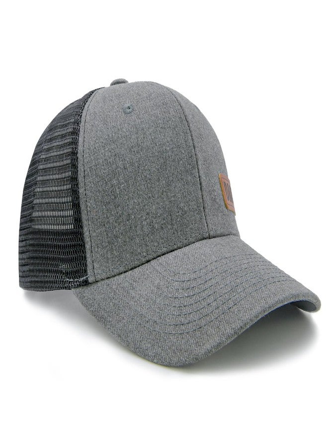 HAFOUXIGM Dad Est 2026 Trucker Hat for First Time Dad, Gifts for New Daddy Husband from Daughter Son Wife, Grey - Image 5