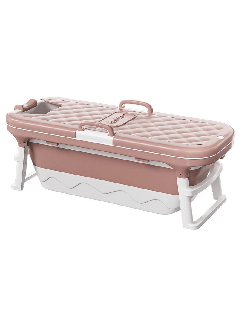 DubaiGallery Cordial Shining Adult Folding Bathtub Hot Tub Barrel Sweat Steaming Bathtub Plastic Foldable Baby Thicken Bathtub Home - Image 3