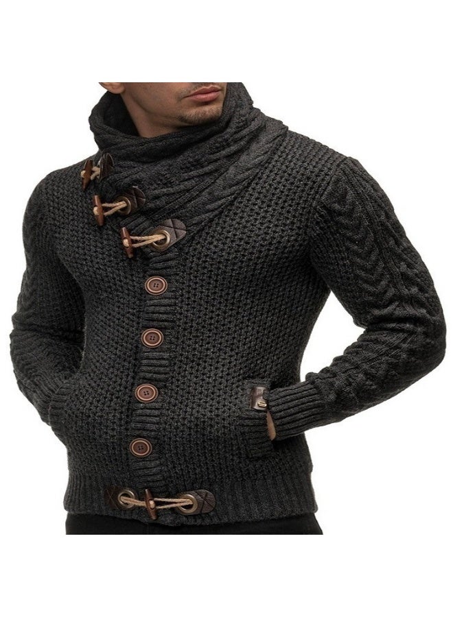 NIBEMINENT Autumn Winter Men Sweaters Streetwear Clothes Turtleneck Sweater Men Long Sleeve Knitted Pullovers Soft Warm Basic Sweater Male - Image 1