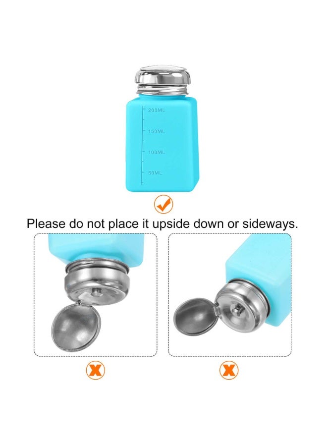 هيدفانا 3 قطع فارغة، زجاجة مضخة موزع سائل فارغة، مع غطاء من الفولاذ المقاوم للصدأ مانع للتسرب، 3 ألوان. - Image 3