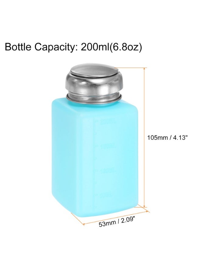 هيدفانا 3 قطع فارغة، زجاجة مضخة موزع سائل فارغة، مع غطاء من الفولاذ المقاوم للصدأ مانع للتسرب، 3 ألوان. - Image 4