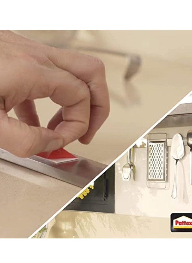 Pattex Double Sided Tape For Reliable Instant Bonding, Multipurpose Adhesive Tape, Adhesive Strips For Indoor Outdoor Use 120 kg - Image 3