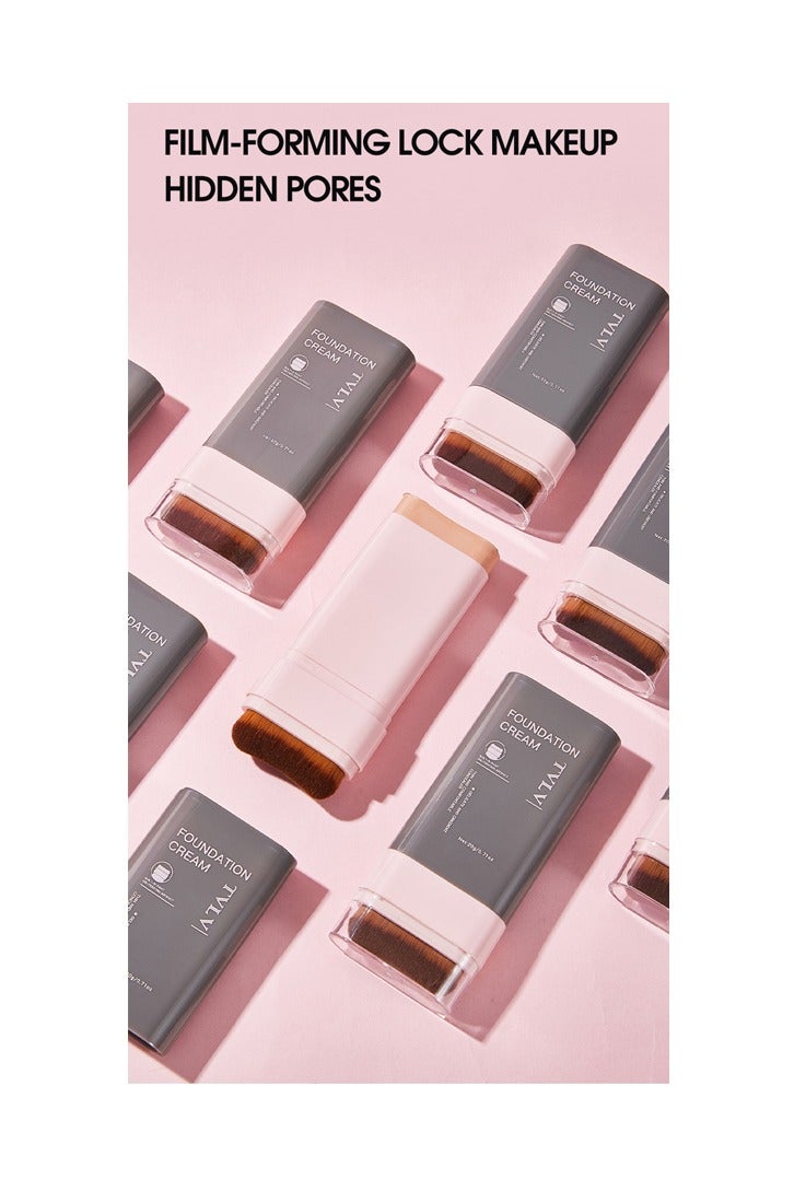 تي في ال في [مخفي مضاد للماء] 2-in-1 مخفي & Foundation Stick ضدّ الماء، مقاوم للعرق 04#WHEAT/ - Image 3