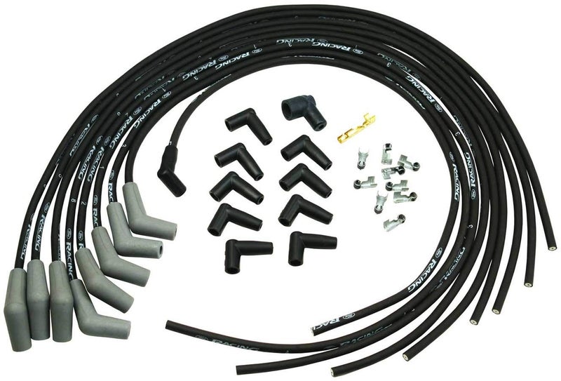 Ford Racing M12259M302 9mm Black Universal Spark Plug Wire Set