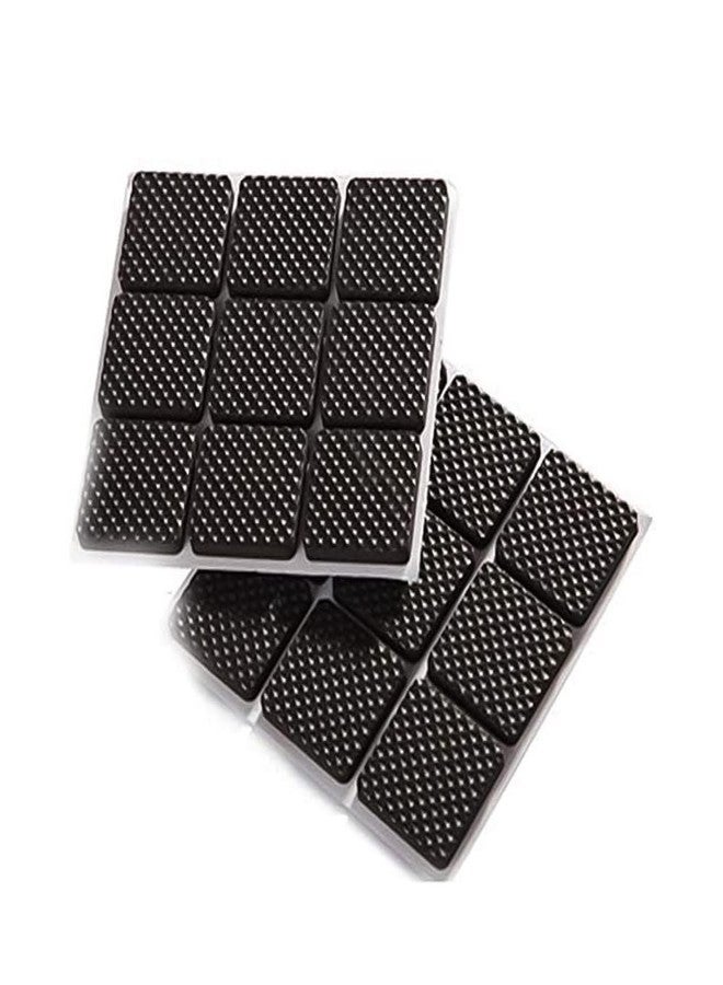 Marve 32 Pcs Chair Leg Floor Protector | Self Adhesive Furniture Leg Cap | Non Slip Square Chair Leg Rubber Cap | Noise Insulation Bush for Furniture - Image 1