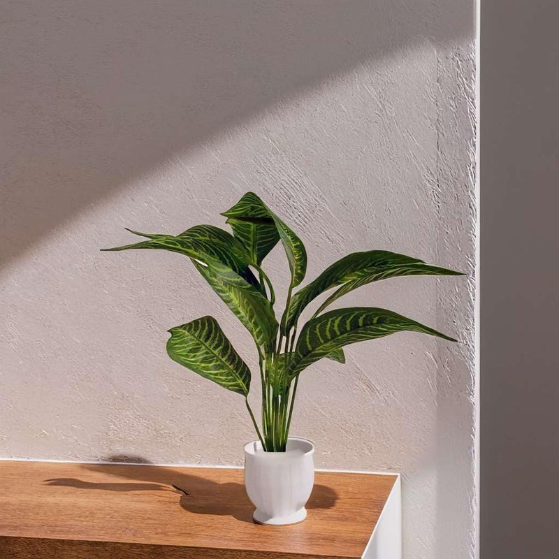 Ananya Communication Point Ananya Communication Point Artificial Plants with Pot Showcase Decoration Plants Leaf Fake Plant Artificial Plants for Home Decor Office Gifting Plants Decorative Potted Plants RVAP24  - Image 3