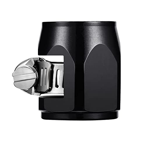 SYKRSS 5/8 Rubber Hose Connector With Pipe Clamps - 10an Finisher With Screw Band for Fuel Line, 4Pcs/Pack Black Clamps, Great for Fuel/Oil/Diesel/Gas/Air and Water Pipe - Image 2