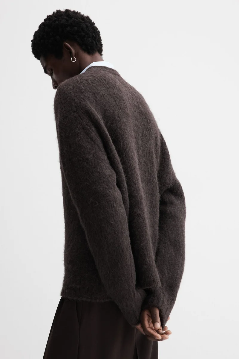 H&M  Loose Fit Fuzzy jumper for Men | Best Price UAE