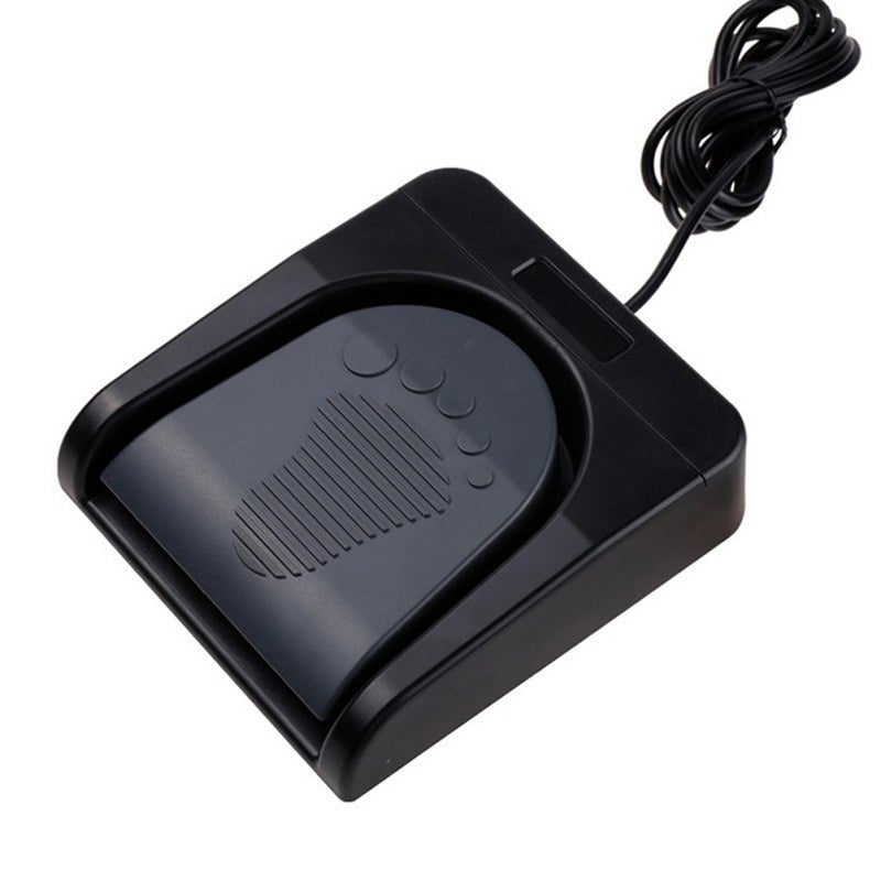 Foot switch pedal switch custom shortcut key multimedia game handle foot switch with line 2 meters gray - Image 1