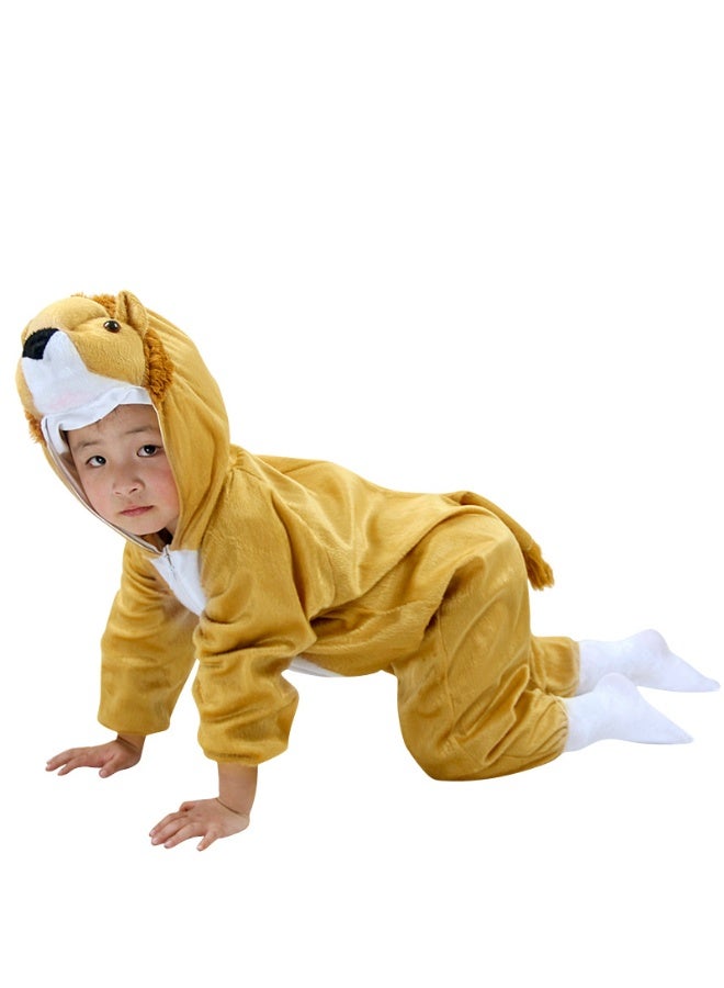NIBEMINENT Animal performance costumes, kindergarten performance costumes, big bad Wolf, tiger, frog, little rabbit, mouse - Image 1