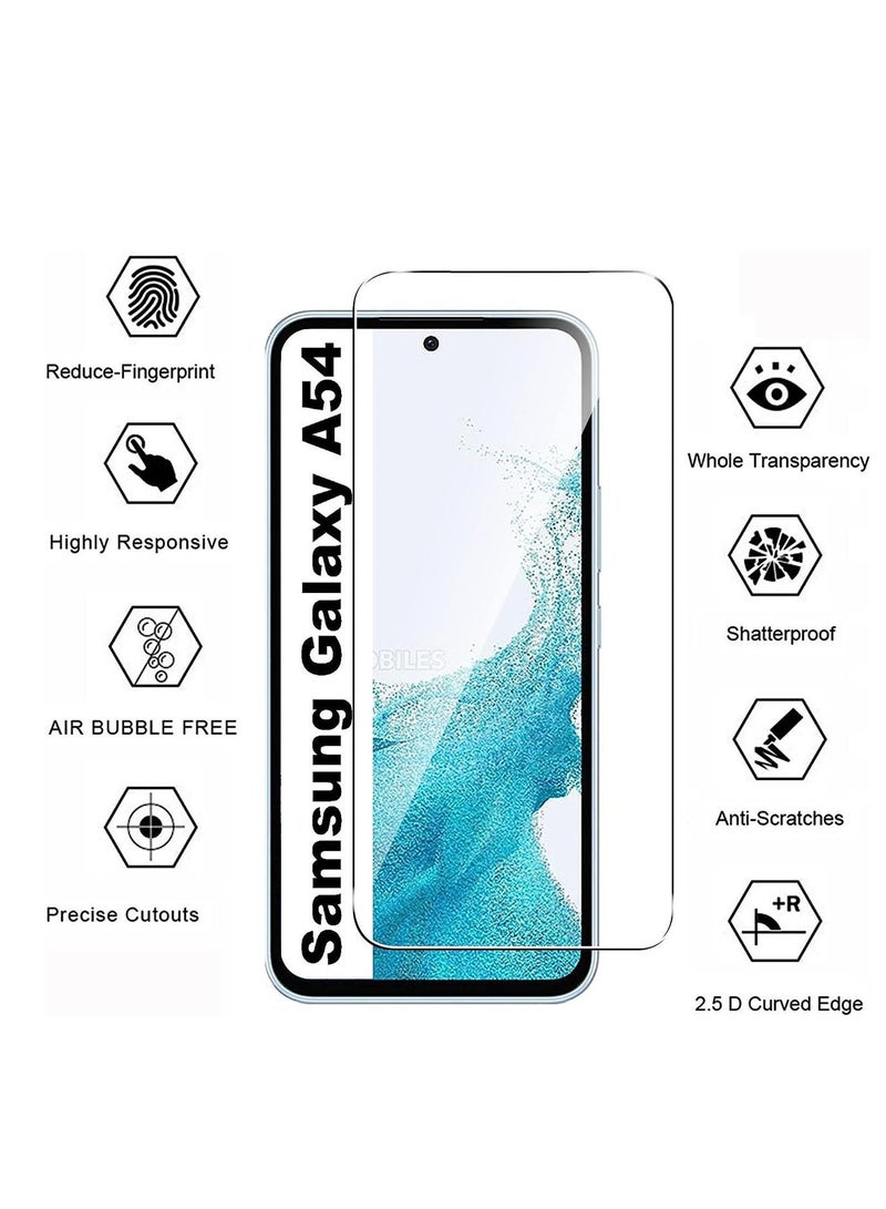 HEXABEX Tempered Glass Screen Protector For Samsung A54 5G  - Image 2