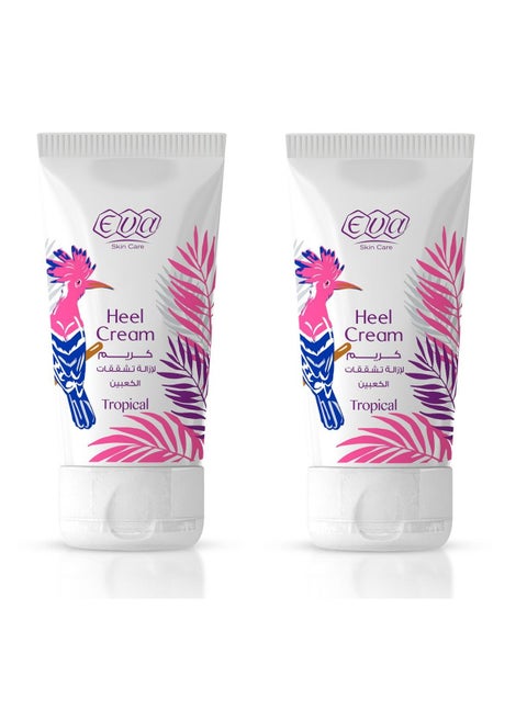 2-Piece Set Heel Cream Tropical 2 X 60ml