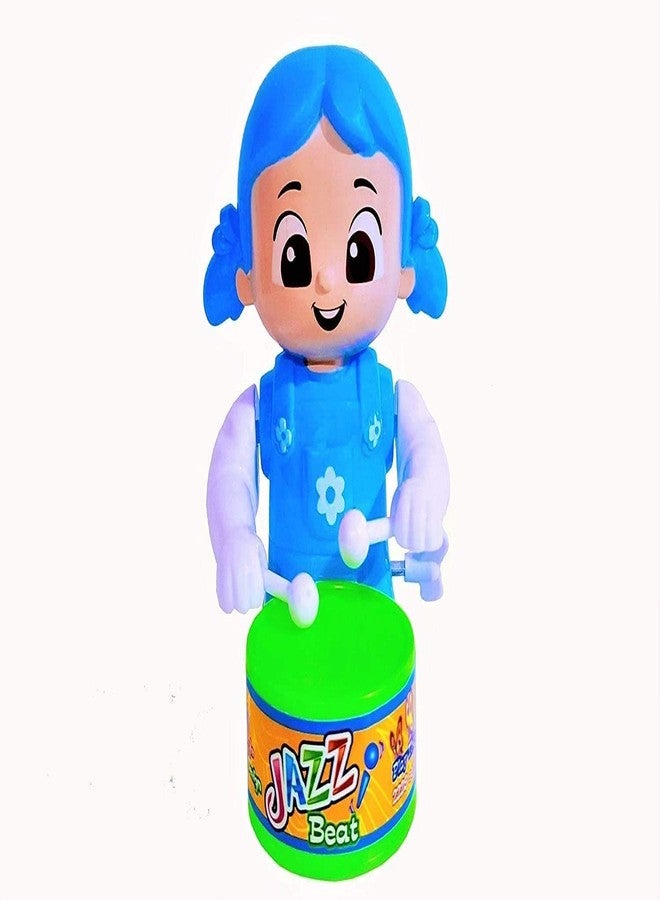 ROSEFAIR Cute Drummer Toy with Drumming and Dancing Action for Kids Baby Rattle Toys Set Toddler Kids Key-Operated Toys Kids (MON-BLUE-BABY-PAC-03) - Image 4