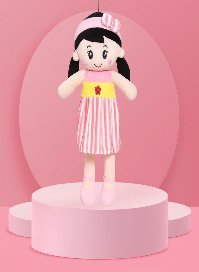 Fun4you Soft Baby Doll - Plush Toy for Girls - Safe and Imaginative Play | Stuffed Doll for Girls | Plush Toy for Kids | Helps to Learn Role Play Safe for Kids Made in India Pink (80 cm) (Pack of 1) - Image 1