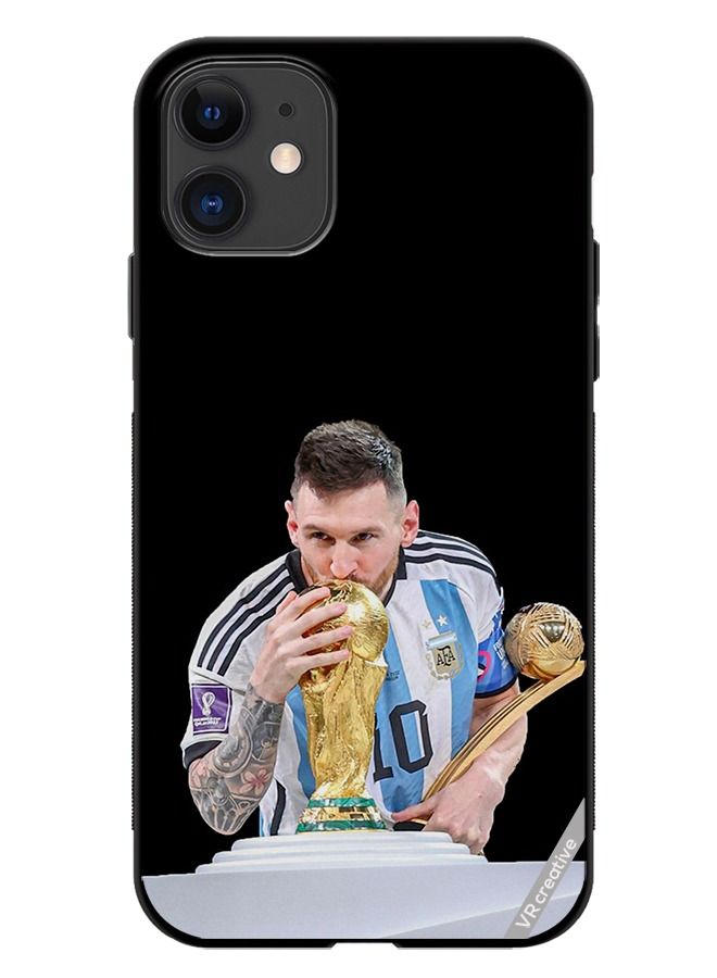 VR CREATIVE Protective case cover for Apple iPhone 11 Messi Design Multicolor - Image 1