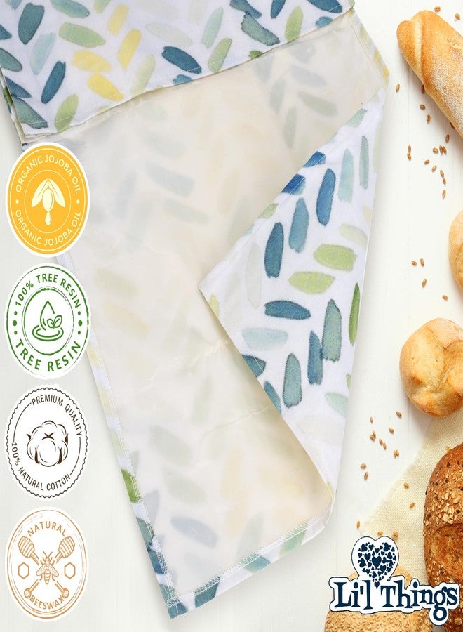 Li'l Things Sourdough Bread Bag - Reusable Beeswax Bread Storage Bags 2.0 (2 Sizes) for Homemade & Artisan Loaves, Cotton-Lined Bread Keeper, Plastic-Free Kitchen Storage - Paintbrush - Image 3