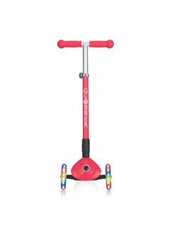 GLOBBER Primo Foldable Lights 3-Wheel Scooter (New Red)  - Image 3