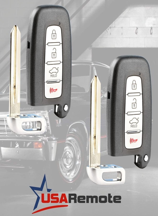 USARemote Key Fob fits Hyundai Kia Smart Keyless Entry Remote 2010 2011 2012 2013 2014 2015 (SY5HMFNA04), Set of 2 - Image 2