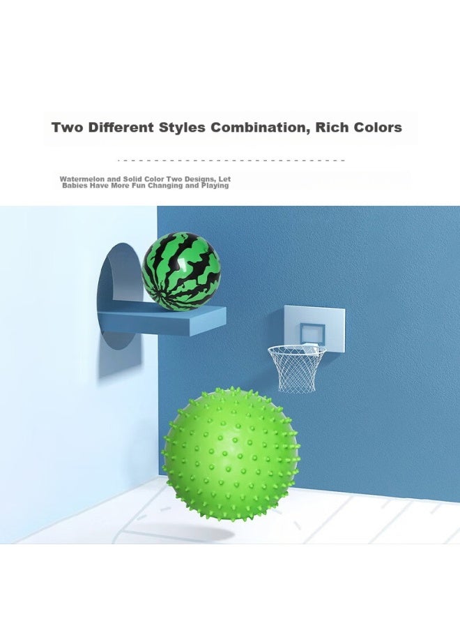Martin Brothers, Children's Toy Ball, Baby Bouncy Ball, 6-inch Infant Rubber Ball, Watermelon Ball, Massage Ball, Toy For Boys And Girls - Image 5