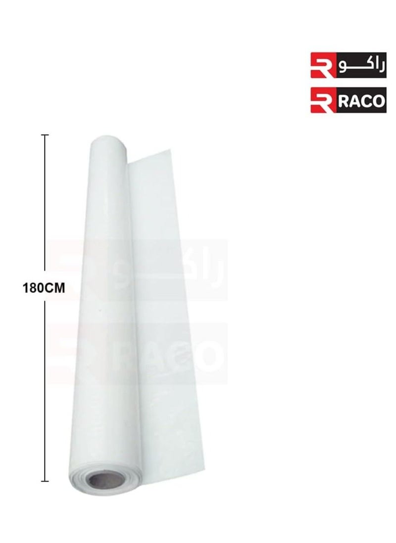 RACO RACO Durable Polythene Sheet Roll for Floors and Furniture Protuct from Dust and Water when Painting and Decorating (800G, 10M)  - Image 3