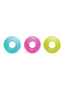 SUKILO Transparent Swim Tube – 51cm Inflatable Pool Float Ring for Kids & Adults, Clear Swim Ring for Summer Water Fun, Lightweight & Durable PVC Float  - Image 4