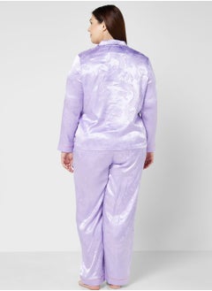 CHELSEA PEERS Printed Shirt & Pyjama Set  - Image 2