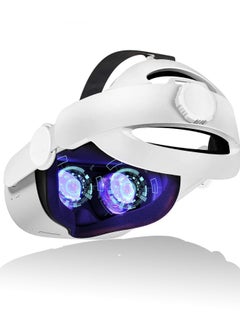 Head Strap Compatible with Oculus Quest 2,Meta Quest 2 Accessories Adjustable Elite Strap Enhanced Support&Comfort&Reduce Pressure  Extend Playtime for Oculus
