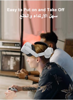 XnYao Head Strap Compatible with Oculus Quest 2,Meta Quest 2 Accessories Adjustable Elite Strap Enhanced Support&Comfort&Reduce Pressure  Extend Playtime for Oculus  - Image 4
