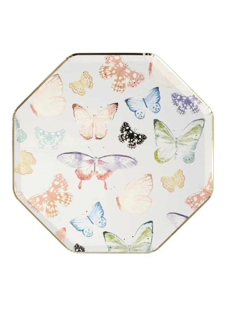 Meri Meri Butterfly Dinner Plates