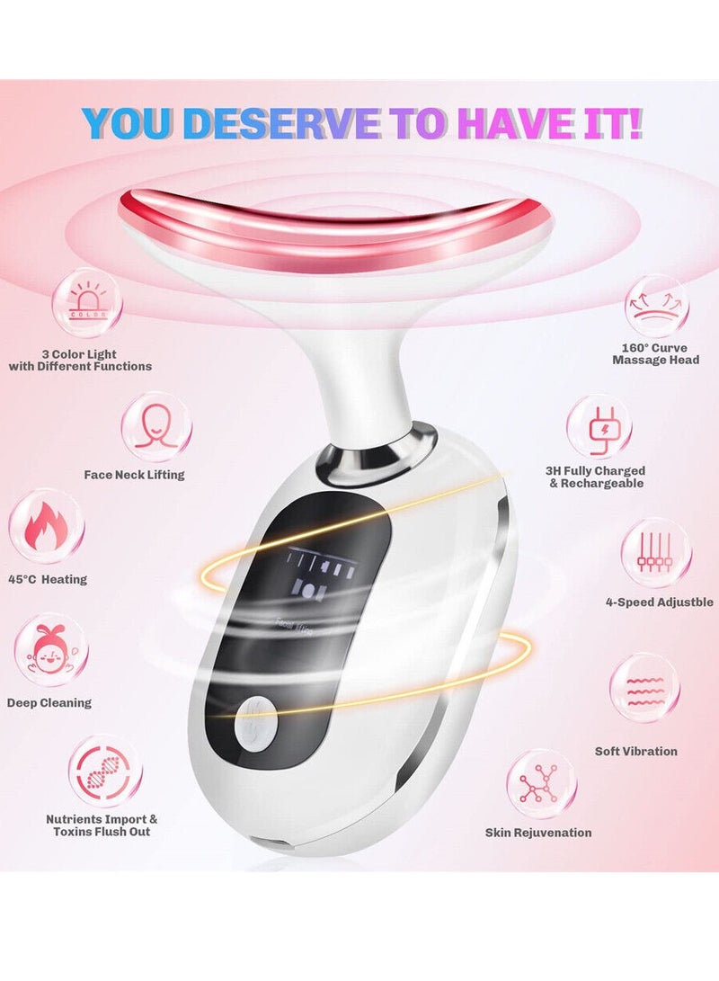 Prime by javaudan Electric Neck Massager Face massager Premium Face Massager Beauty Machine Wrinkle Skin Care Double Chin Vibration Beauty Therapy Massage Remove Fine Lines Neck Skin Tightening Face Lifting Machine  - Image 2